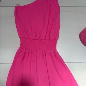 Olivaceous Hot Pink Dress
